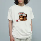 amakanaのまる耳ねこのほっこり時間 Organic Cotton T-Shirt