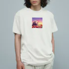 koba777のドット絵ハリネズミ Organic Cotton T-Shirt