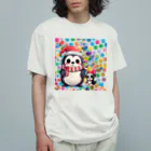 MistyStarkのペンギン犬 オーガニックコットンTシャツ