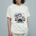 mahiroxの武道の達人 オーガニックコットンTシャツ