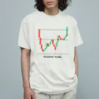 aruyoneのダブルボトム オーガニックコットンTシャツ