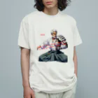 mahiroxの合気道の達人 オーガニックコットンTシャツ