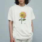 moonland🌙の☀️flower🌙 オーガニックコットンTシャツ