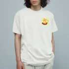 ネコの細道は紅葉色の和ねこ(和柄ver.) Organic Cotton T-Shirt