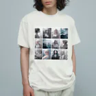 tomityomiの幻想的な女性 オーガニックコットンTシャツ