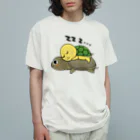chicodeza by suzuriのすっぽんと緑亀 Organic Cotton T-Shirt