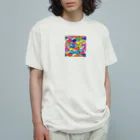 D-JOYのcolorful "sakana" オーガニックコットンTシャツ