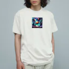 usinikuの宇宙に浮かぶ惑星 Organic Cotton T-Shirt