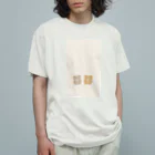 MISHIMAの２頭のくま Organic Cotton T-Shirt