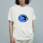 モルのナンヨウハギ Organic Cotton T-Shirt