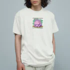 nvnのカバさん オーガニックコットンTシャツ