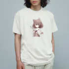 yudu910のネコ耳弓道部 Organic Cotton T-Shirt