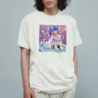 axisbeaの寝起きのひととき オーガニックコットンTシャツ