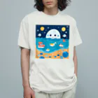 dou-douの宇宙と海の仲間たち オーガニックコットンTシャツ