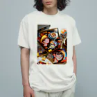 yurakichiのクールな甘党っ子 オーガニックコットンTシャツ