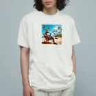 たまき工房の呑トナカイinハワイ オーガニックコットンTシャツ