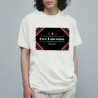 ちょっといい感じ🍙のFreePalestine オーガニックコットンTシャツ