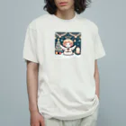 たまき工房の呑(どん)天使のクリスマスデフォルメ Organic Cotton T-Shirt