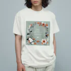 the blue seasonの豊かさの輪 オーガニックコットンTシャツ