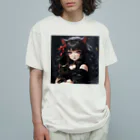 zhalyのゴスロリ猫娘 Organic Cotton T-Shirt