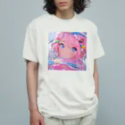 ぶーたんの雨音の中 Organic Cotton T-Shirt