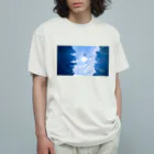 hamuevoのjet tourist オーガニックコットンTシャツ