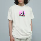 yacco-のお店のある日のぱんだ Organic Cotton T-Shirt