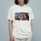 CHOUCHOUの桜 オーガニックコットンTシャツ