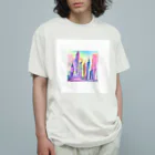 ウィリーの雑貨屋さんのEnchanting Metropolis of the Future オーガニックコットンTシャツ