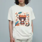 the blue seasonの小さな発明家の大冒険 オーガニックコットンTシャツ