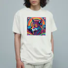 shop.ycのユメウルフ オーガニックコットンTシャツ