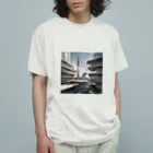 G-EICHISの近未来的な都市風景や、歴史的な建物とが調和するシチュエーション Organic Cotton T-Shirt