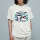 姫とすずり。のオオカミの彼氏 オーガニックコットンTシャツ