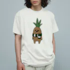 mandrake_chanのﾏﾝﾄﾞﾚちゃん(マフラー付) オーガニックコットンTシャツ