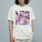 💖宇宙整体♪🌈♪こころからだチャンネル♪💖のキュートなmerryクリスマス オーガニックコットンTシャツ