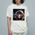 3tomo6's shopのRainbow Ring Organic Cotton T-Shirt