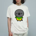 いんこ屋堂のネズミガシラハネナガインコ オーガニックコットンTシャツ