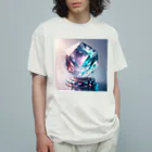 3tomo6's shopの水晶 オーガニックコットンTシャツ