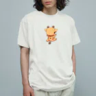 ゆづるの首を使わないキリン Organic Cotton T-Shirt