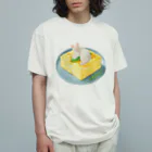 姫とすずり。の大根おろしになりきるねこ Organic Cotton T-Shirt