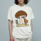 はばたきのキウイとキノコ Organic Cotton T-Shirt