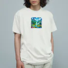 タマちゃんの秘密の妖精の谷 オーガニックコットンTシャツ