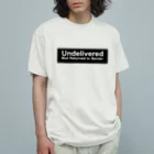 BONBONのUndelivered  Mail Returned  to Sender-BK Organic Cotton T-Shirt