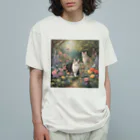 夜のねこの猫の楽園 Organic Cotton T-Shirt