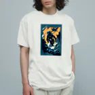 B_store（仮）の宇宙冒険さるかいな オーガニックコットンTシャツ