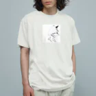 Mori tomoki の黒酢 オーガニックコットンTシャツ