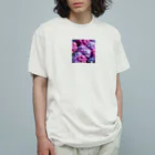 Spitz99のアジサイ オーガニックコットンTシャツ