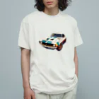 wowwooのOld Chevrolet Camaro オーガニックコットンTシャツ