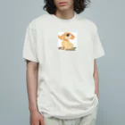 Toshikiitoのゆるゆるドック オーガニックコットンTシャツ