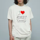 おもしろいTシャツ屋さんのI LOVE JIMNY ジムニー Organic Cotton T-Shirt